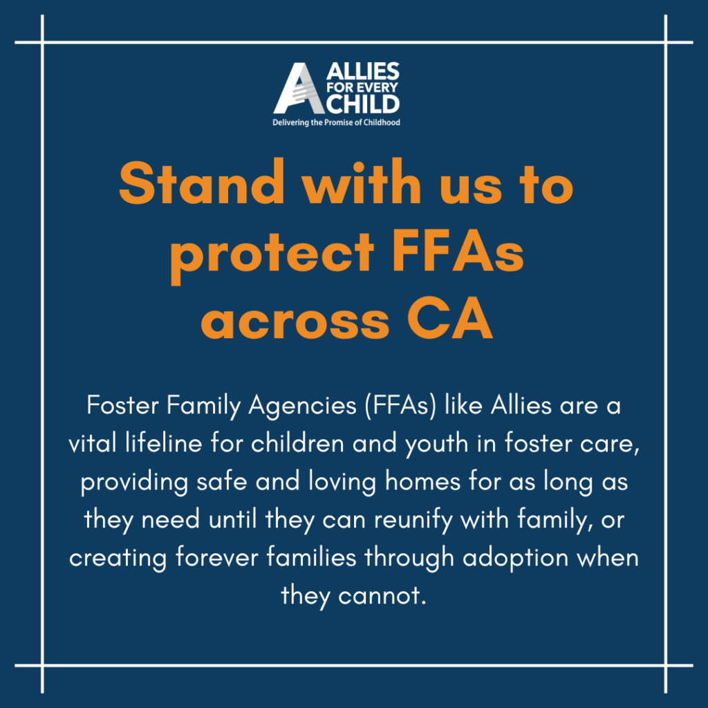 Allies for Every Child: Stand with us to protect FFAs across CA